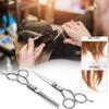 8 in 1 Hairdressing Scissors Set,Stainless Steel Scissors Hair Cutting Scissors Thinning Cutting Comb Hair Clips, Blue view 2