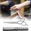 8 in 1 Hairdressing Scissors Set,Stainless Steel Scissors Hair Cutting Scissors Thinning Cutting Comb Hair Clips, Blue view 4