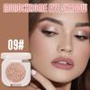 2Pcs Glitter Shimmer Sparkle Eyeshadow Palette Makeup For Mature Women, Light Brown Pearl White Glitter Shimmer Metallic Holographic Multichrome Cream Iridescent Single Monochrome Eye Shadow Makeup view 2