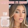 2Pcs Glitter Shimmer Sparkle Eyeshadow Palette Makeup For Mature Women, Light Brown Pearl White Glitter Shimmer Metallic Holographic Multichrome Cream Iridescent Single Monochrome Eye Shadow Makeup view 3