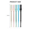 30 Pcs Nasal Hair Trimmer, Nostril Hair Remover Tool, 360 Rotating Nose Hair Cutter, Double Sided Nose Hair Knife, 2-in-1 Manual Nose Hair Trimmer with Ear Picker, for Women for Men(Mix Color) view 2