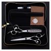 6.0 inch Hand-Handled Hairdressinghaircutting Scissors Set, Barberhaircutting Scissors, Flat Cut, Dentalhaircutting Scissors, Household Haircut Set Hair Cutting Shears view 2