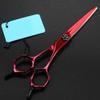 Texturizing Scissors Bang Hair Scissor Professional Barber Hairdressing Scissors Kits Stainless Steel Hair Cutting Shears Set,Thinning Salon Home Shear Kit for Men Women Pet,flatcut6inch view 3
