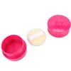 Loose Powder Container, Powder Container Vintage Rose Empty Makeup Loose Powder Dispenser Box Powder Dispenser with Powder Puff for Women and Girls Makeup (Roseate Red) view 1