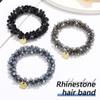 Fashey Ponytail Holders Sparkly Hair Ties Rhinestone Scrunchie Hair Accessories for Women (Type A) view 2