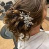 Aluinn Flower Wedding Brides Hair Comb Pearl Hair Piece Bridal Rhinestone Hair Accessories for Women Brides and Bridesmaids (silver) view 4