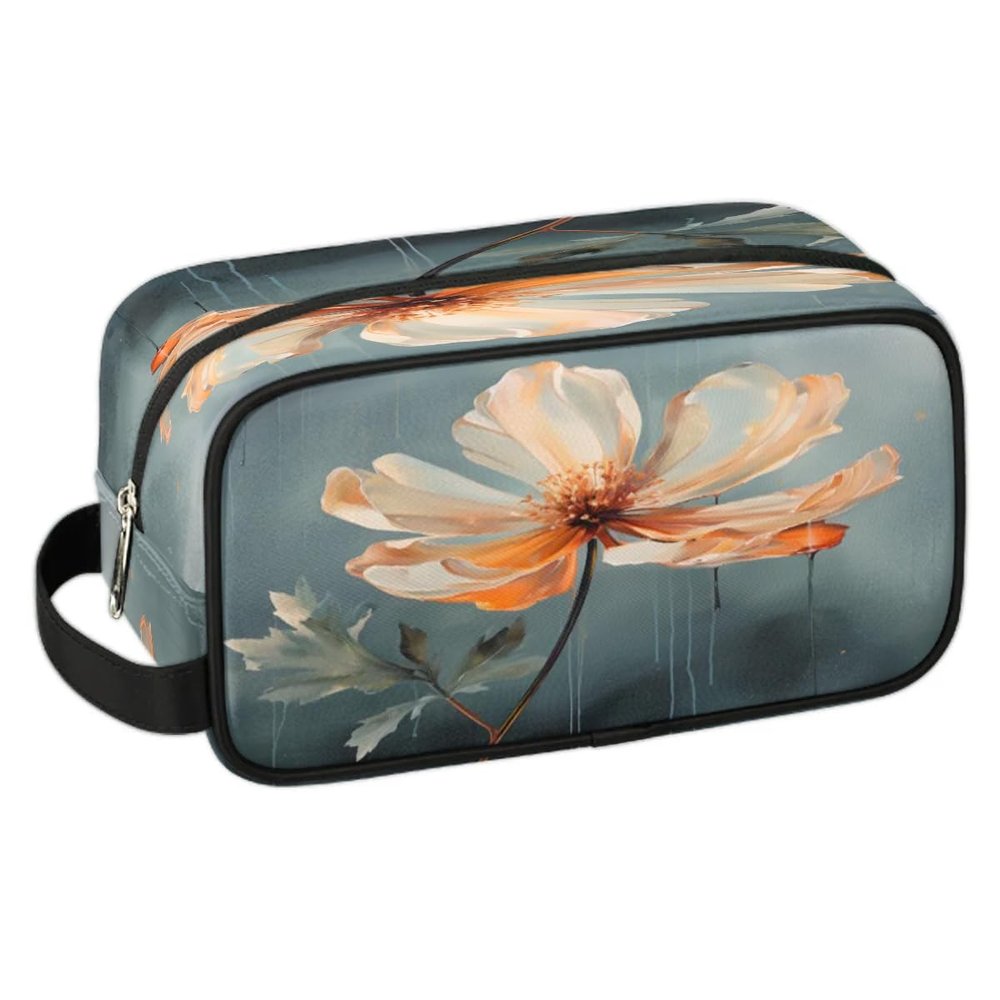 Pardick Toiletry Bags for Traveling Elegant Florals Travel Toiletry Bag for Women Men Water-resistant Makeup Bag Cosmetic Bag Toiletries Accessories