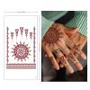 10 Sheets Brown Henna Tattoo Kit, Lace Fake Tattoos Semi Permanent Tattoo Stickers Waterproof Henna Tattoo Stickers for Women Wedding Party Festival Tattoos Decorations(Henna Tattoo) 538 view 4