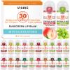 VISRIE SPF 30 Mini Sunscreen Lip Balm, SPF Lip Balm Bulk 40 Count, Travel Sunscreen with Vitamin E and Coconut Oil- 10 Flavors view 1