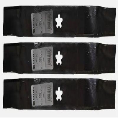 VVNUUE 3 Pack Blades 532176084 Replacement for Stens OEM, GY20683 M170639