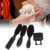 4pcs Men Beard Brush Set, Reinforced Nylon Hair, Ergonomic Handle, Comb Brush, Gentle Care, Barber Shop Men Beard Brush Set Material: Plastic, Nylon Hair Beard Styling Brush Set view 2