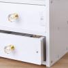 Makeup Organizer, Cosmetic Organizer with 2 Drawers for Makeup, Jewelry, Stationery, Desk, Dressing Table, Home, Office, White., Cosmetic Storage Box view 3