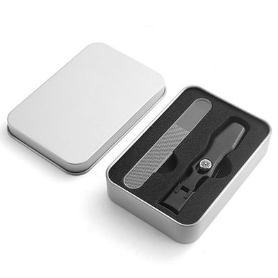 Nail Clipper Set, Stainless Steel Nail Trimmer with Nail File & Storage Box for Thick Toenails & Nails