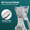 Nail Clipper Set, Stainless Steel Nail Trimmer with Nail File & Storage Box for Thick Toenails & Nails view 4