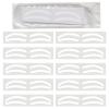 2 Bags Airbrush Eyebrow Design Stickers Stencils, Disposable Semi-permanent Auxiliary Stickers, Airbrush Brow Shaping Mapping Guide Tape Air Brush Templates for Tinting Makeup (C Type -2Bags- 20Pairs) view 2