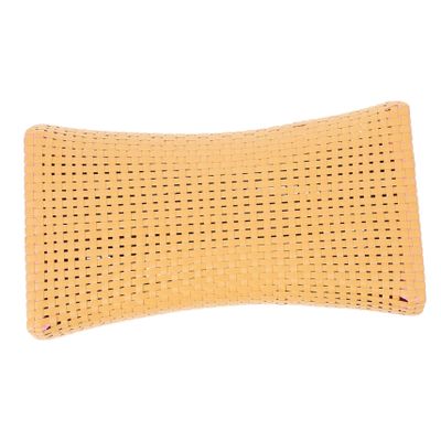 BUTIFULSIC Neck Rest Pillow Breathable Imitation Rattan Cooling Headrest for Sauna Spa Lightweight Design for Neck Support and Comfort Use