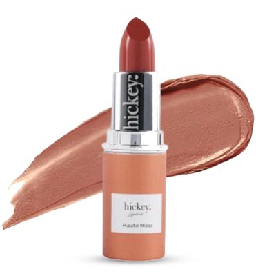 Hickey Lipstick Mile High Refill - Long Lasting Lipstick for Women, Hydrating Formula with Jojoba Oil, Vegan, Gluten-Free & Highly Pigmented Luxe Matte Finish - Haute Mess Terracotta, 0.32 oz