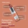 Hickey Lipstick Mile High Refill - Long Lasting Lipstick for Women, Hydrating Formula with Jojoba Oil, Vegan, Gluten-Free & Highly Pigmented Luxe Matte Finish - Haute Mess Terracotta, 0.32 oz view 4