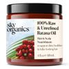 Sky Organics - Batana Oil, 4 fl oz - 100% Raw & Unrefined - Hair & Scalp Nourishment - Fatty Acids, Antioxidants, & Vitamins - Sourced from Honduras - Vegan & Cruelty Free - Hair Care & Self Care view 1