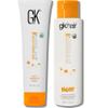 GK HAIR Global Keratin Professional Brazilian Keratin Hair Treatment Kit (100ml/3.4 Fl. Oz.) With PH shampoo- The Best Smoothing & Strengthening to make Hair Healthy - Formaldehyde free, Sulfate-free view 1