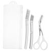 SOESFOUFU Eyebrow Razor Trimmer Scissors Kit for Shaping Trimming Materials Stylish Beauty Tool view 1