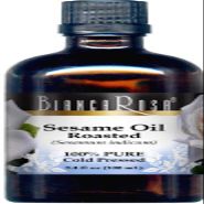 Bianca Rosa Sesame Oil, Roasted - 100% Pure, Cold Pressed (3.40 fl oz, ZIN: 428373) - 2 Pack