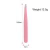 2 Bags Airbrush Eyebrow Design Stickers Stencils, Disposable Semi-permanent Auxiliary Stickers,Airbrush Brow Shaping Mapping Guide Tape Air Brush Templates for Tinting Makeup (D-2bags- 1- tweezer) view 3