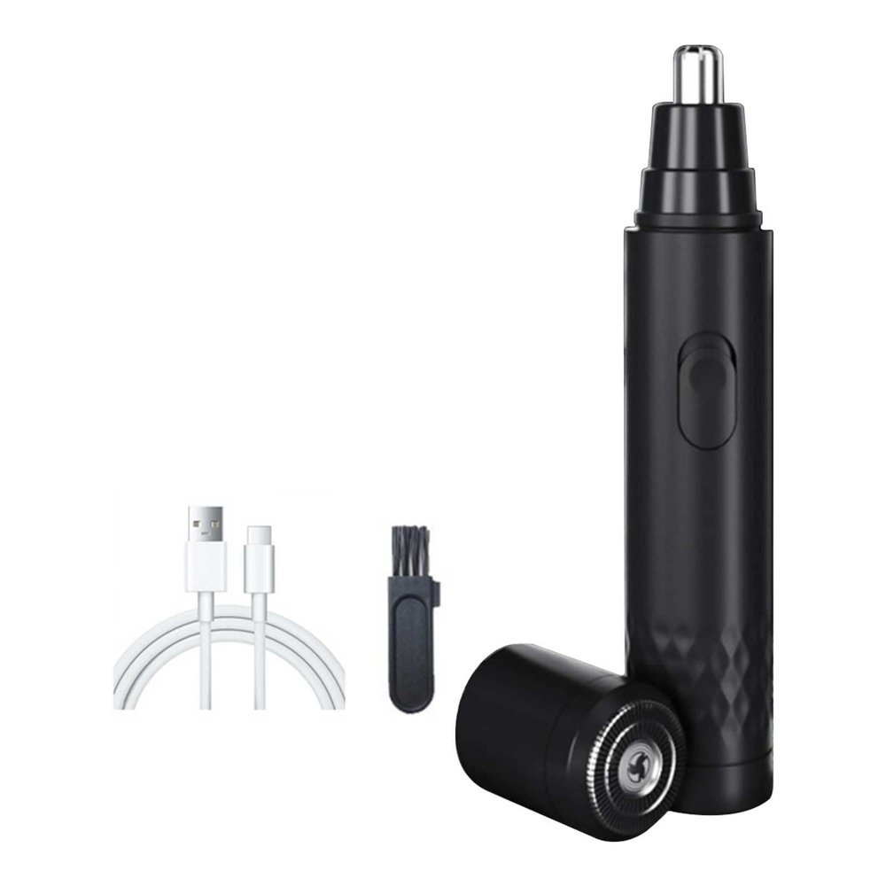 KELINFONG Nose Hair Scissors for Men 2024 Professional Painless USB Rechargeable 360 Rotating Blade Waterproof Electric Nose Hair Trimmer for Easy Cleansing Ear, Nose, Eyebrows, Sideburns Hair