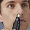 KELINFONG Nose Hair Scissors for Men 2024 Professional Painless USB Rechargeable 360 Rotating Blade Waterproof Electric Nose Hair Trimmer for Easy Cleansing Ear, Nose, Eyebrows, Sideburns Hair view 3
