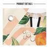 ALAZA Peaches Zigzag Geometric Barber Cape for Men Women, Waterproof Haircut Apron Beard Shaving Bib Hair Cutting Cloth 55 x 65 Inch view 4