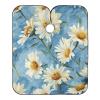 ALAZA Elegant Daisy Flowers Barber Cape for Men Women, Waterproof Haircut Apron Beard Shaving Bib Hair Cutting Cloth 55 x 65 Inch view 1
