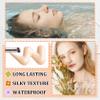 2 Pack Full Coverage Liquid Foundation,Moisturizing BB Cream Foundation Makeup Set with Foundation Brush,Oil Control Long Lasting Waterproof Concealer CC Cream Foundation for WomenNatural view 4
