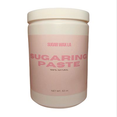 Sugar Paste for Hair Removal, Vegan, 32 oz. Jar, 1 Ounce (Pack of 1), White/pink