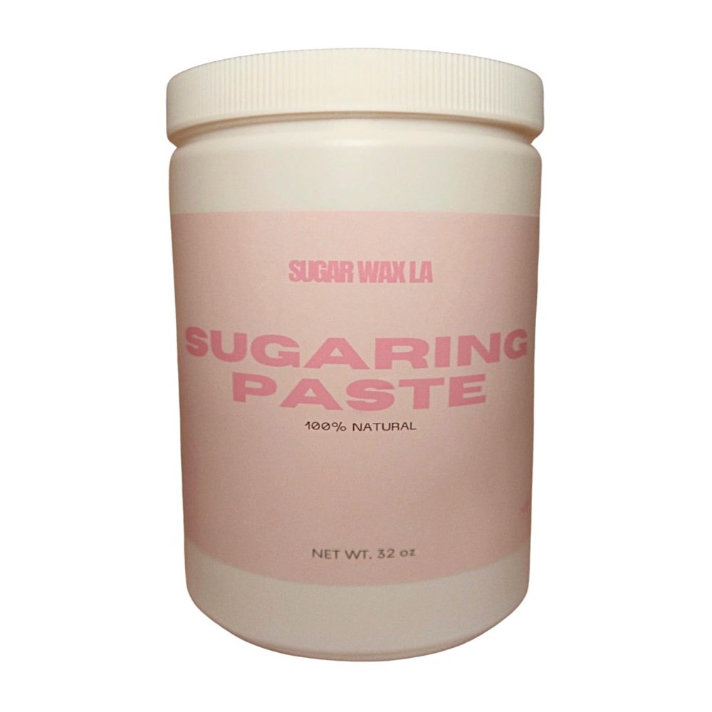 Sugar Paste for Hair Removal, Vegan, 32 oz. Jar, 1 Ounce (Pack of 1), White/pink