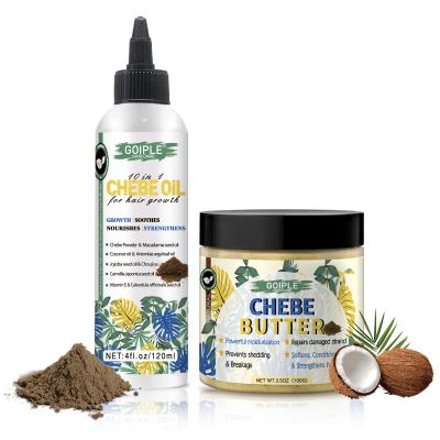 Chebe Hair Growth Oil & Butter - Thickening & Deep Moisturization for Men & Women, All Hair Types