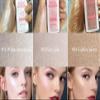 3 Colors Glitter Powder Highlighter Makeup, Body Brightens the Natural Three-Dimensional Face Blusher Fairy Highlight Patting Powder. (01#White Moonbeam/04# Green/05# Gold) view 3