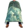 ALAZA Dragon in Sky Barber Cape for Men Women, Waterproof Haircut Apron Beard Shaving Bib Hair Cutting Cloth 55 x 65 Inch view 2