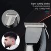 15 Motor Speed Adjustable Hair Trimmer Beard Hair Clipper Electric Barber LED Display Trimer for Men with Base view 3