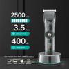 15 Motor Speed Adjustable Hair Trimmer Beard Hair Clipper Electric Barber LED Display Trimer for Men with Base view 4
