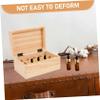 FOYTOKI Wood Essential Oil Organizer Box Compartment Storage for Organize Oils view 3