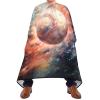 ALAZA Baseball in Space Barber Cape for Men Women, Waterproof Haircut Apron Beard Shaving Bib Hair Cutting Cloth 55 x 65 Inch view 2