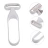 NOLITOY 3pcs Manual Body Hair Trimmer for Women Precision Armpit and Leg Hair Lightweight Design for Travel Gentle Exfoliation for Smooth Gray view 3