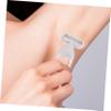 NOLITOY 3pcs Manual Body Hair Trimmer for Women Precision Armpit and Leg Hair Lightweight Design for Travel Gentle Exfoliation for Smooth Gray view 4