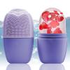 XHJRI Ice Face Roller Massager,Ice Cube Roller for Face, Eyes and Neck Naturally Conditioning and Skin Care,De-Puff Eye Bags,Reduce Migraine Pain,Reusable Massage Silicone Ice Mold (New Purple) view 1