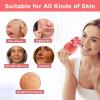 XHJRI Ice Face Roller Massager,Ice Cube Roller for Face, Eyes and Neck Naturally Conditioning and Skin Care,De-Puff Eye Bags,Reduce Migraine Pain,Reusable Massage Silicone Ice Mold (New Pink) view 3