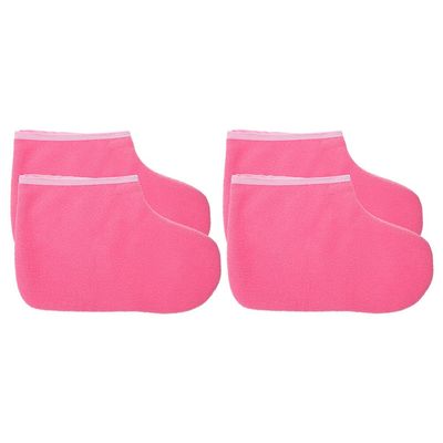 TOVINANNA 2pairs Paraffin Wax Foot Reusable Foot Therapy Liners for Moisture Absorption Heat Retention for Wax and Home Care