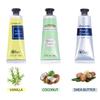 BODY & EARTH # LOVE Hand Cream Gift Set, Mothers Day Gifts for Mom Gifts, Natural Hand Cream with Vitamin E and Argan Oil for Dry Hands, 3x2.0 oz Travel Size Hand Lotion, Birthday Gifts for Women view 3