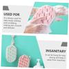 NOLITOY 8pcs Exfoliating Bath Sponge for Men and Women Strong Cleaning Dual-Sided Shower Scrubbers Gentle Massage and Deep Cleansing Tool Compact Easy to Store view 3