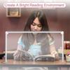 RYAZOZA Half Moon Nail Desk Lamp, 3 Modes 4000K-6000K Dimmable LED Manicure Lamp, Desk Light for Nail Tech, Lash Eyelash Extension, Tattoo, Eyebrows(Rose Pink) view 4