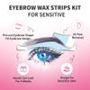 Beauty7 Sensitive Eyebrow Wax Strips, Facial Hair Removal for Women, Eyebrow Waxing Strips, with 24 Strip 4 Calming Oil Wipes, Home Waxing for Sensitive Skin Types view 4